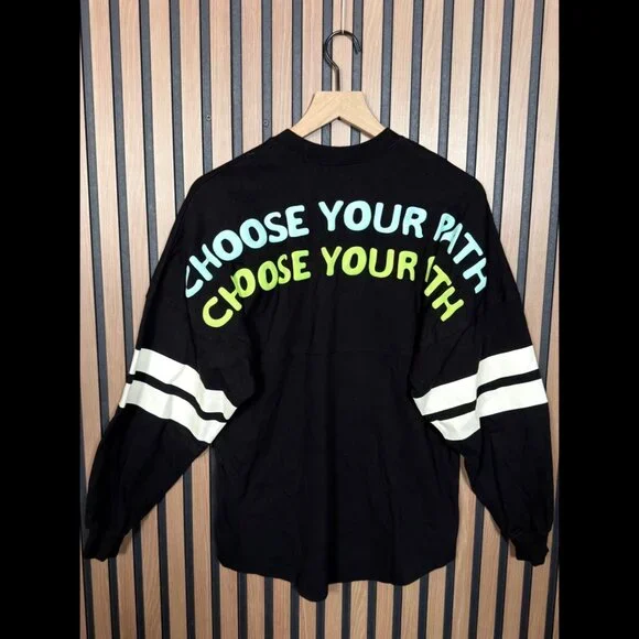 Disney Star Wars Spirit Jersey XS Mens Black Grogu Choose Your Path